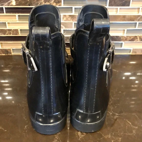 Halogen studded rubber rain booties boots women’s size 6 - Picture 7 of 8